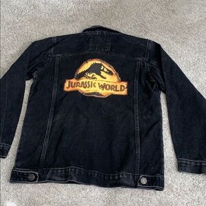 NEW Jurassic World black Denim jacket